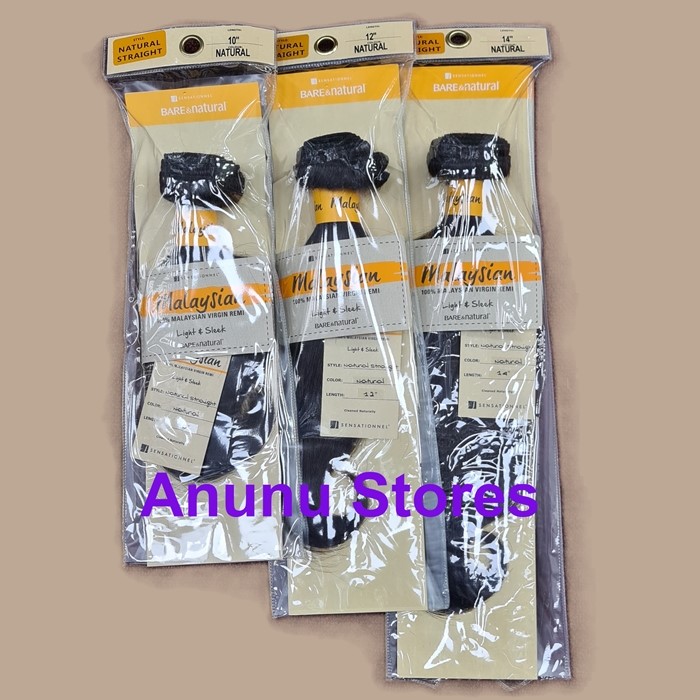 100% Malaysian Virgin Remi - Natural Straight